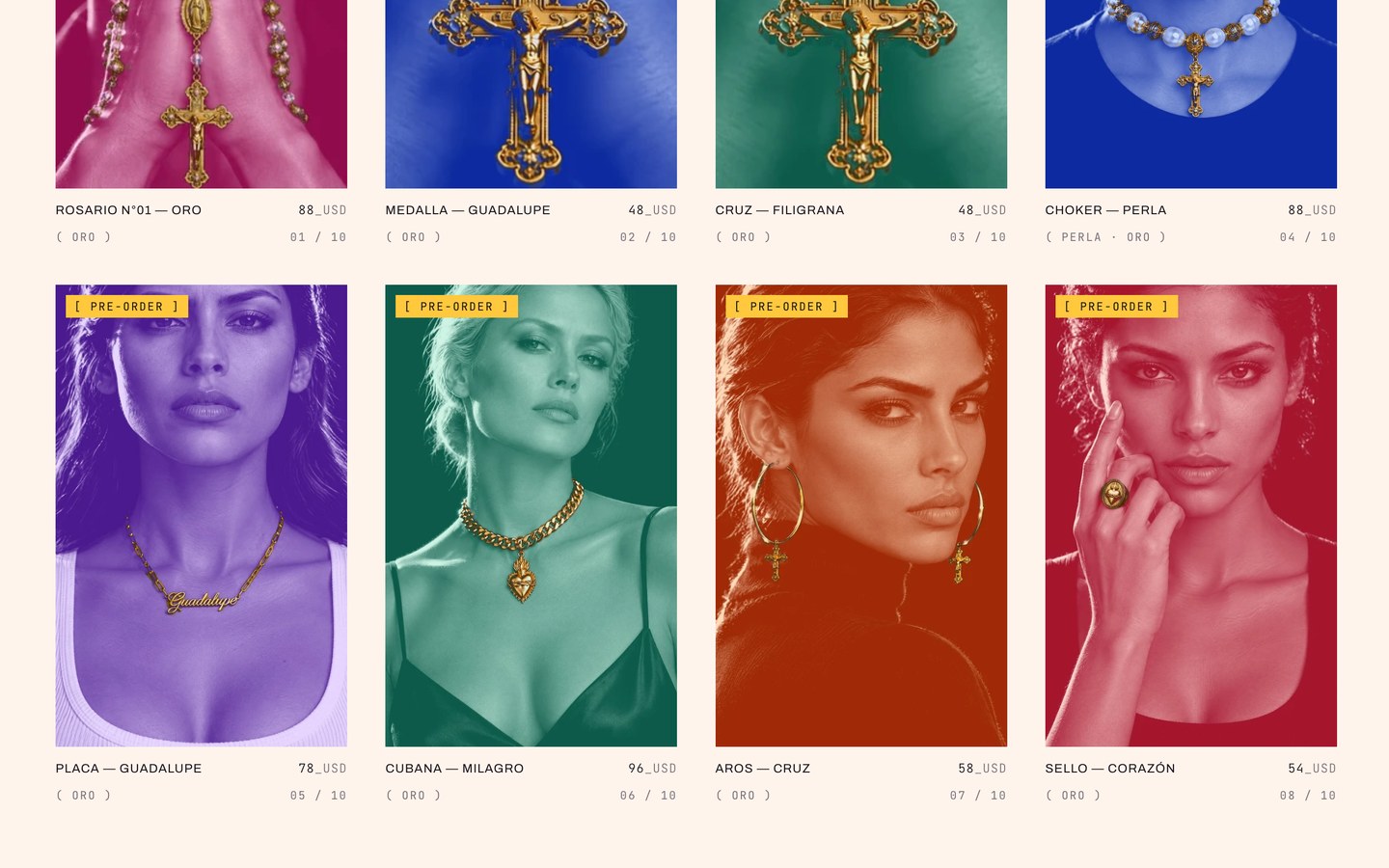 JOYERÍA — a second screen