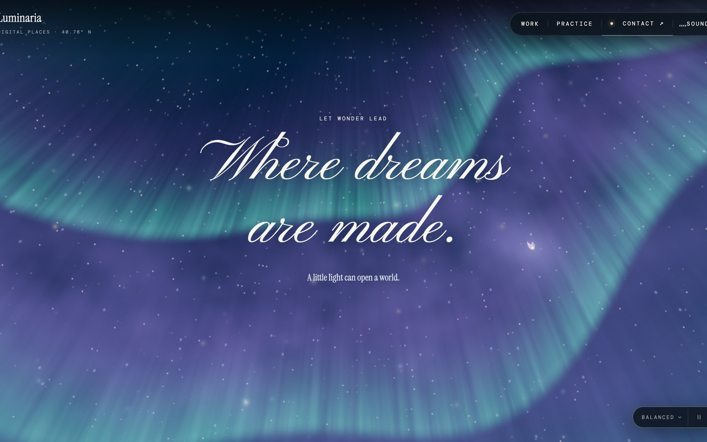 Luminaria — a third screen